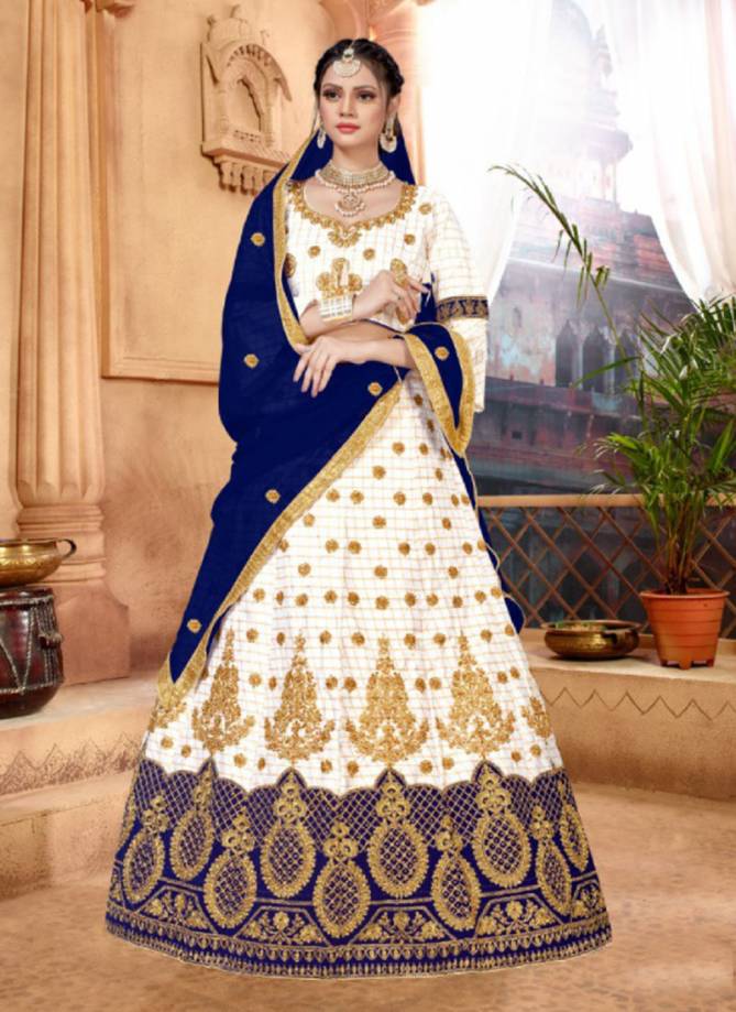 Aroma Silk Designer Wedding Party Wear Embroidered Lehenga Choli Collection 4001-4006